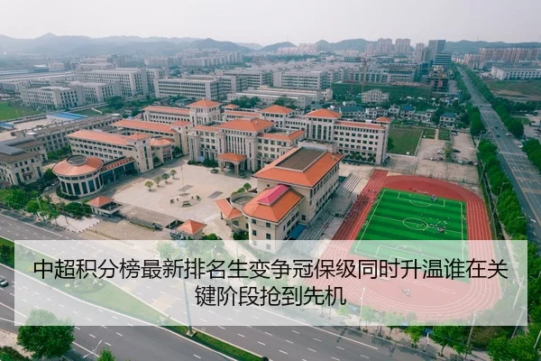 中超积分榜最新排名生变争冠保级同时升温谁在关键阶段抢到先机